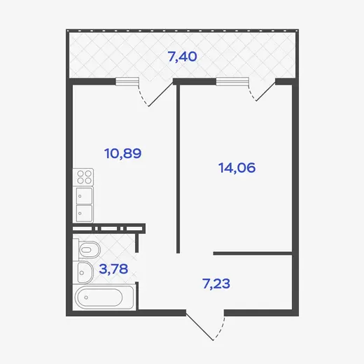 1-комнатные квартиры