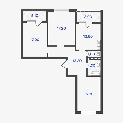 3-комнатные квартиры-22