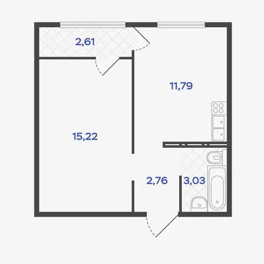 1-комнатные квартиры