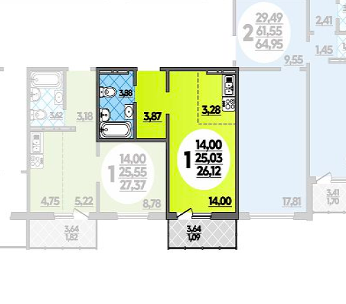 Квартиры-студии