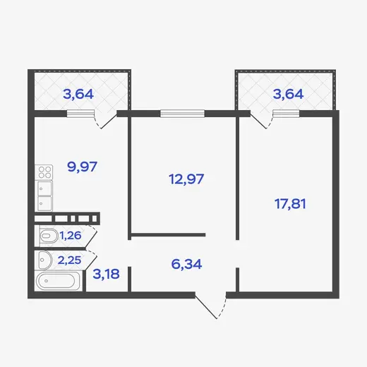2-комнатные квартиры-33