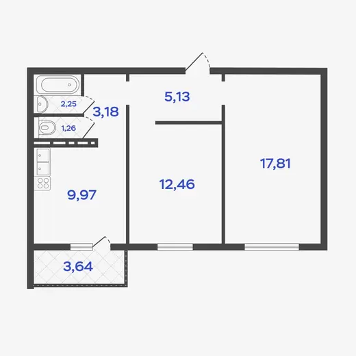 2-комнатные квартиры