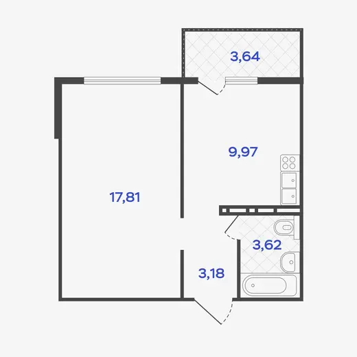 1-комнатные квартиры