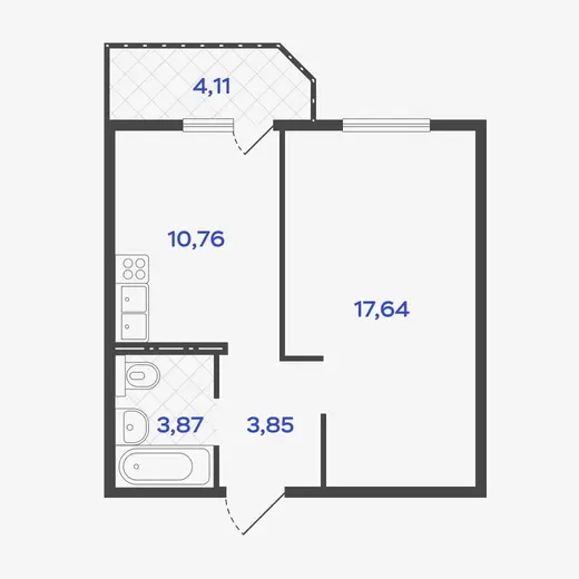 1-комнатные квартиры