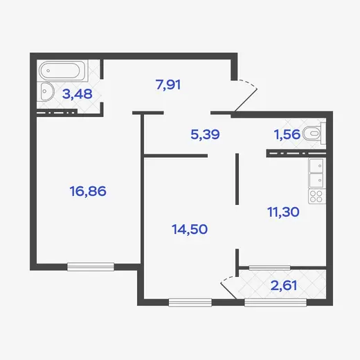 2-комнатные квартиры